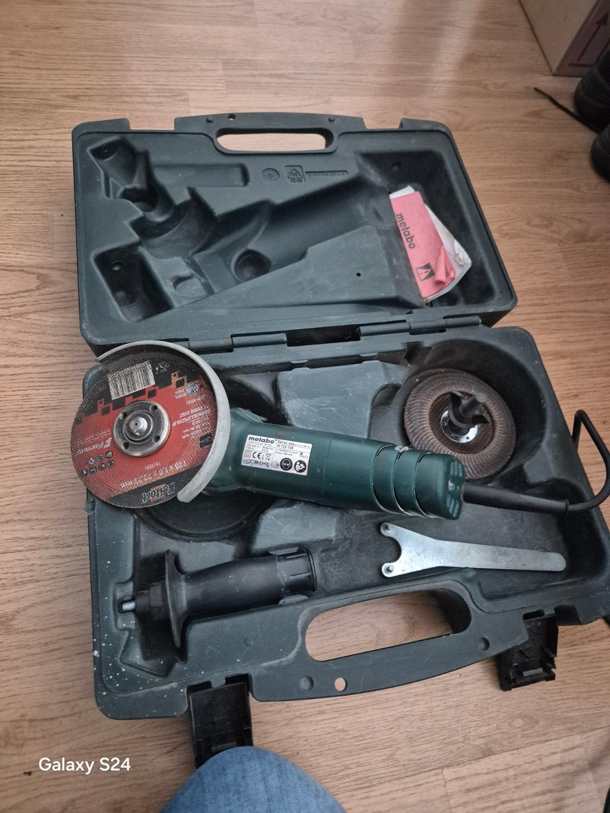 Metabo W720 /125, Ophalen of Verzenden, Minder dan 700 watt, Haakse handslijpmachine