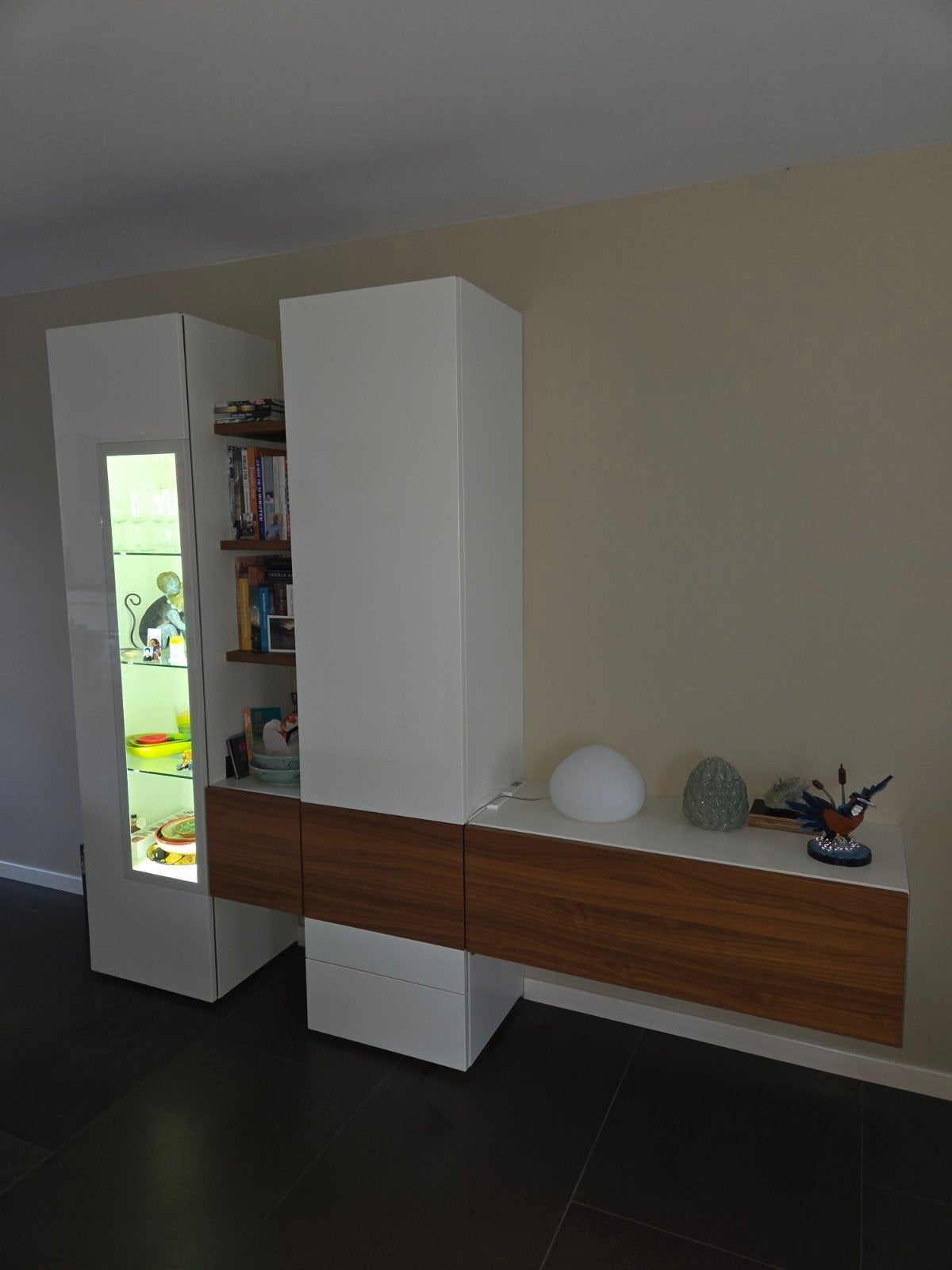 Hülsta Design Wandkast Hoogglans Wit, Huis en Inrichting, Ophalen of Verzenden