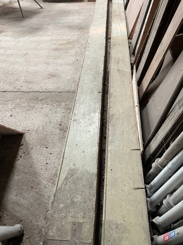 Oude grenen balken, Ophalen, Gebruikt, 250 cm of meer, Balken