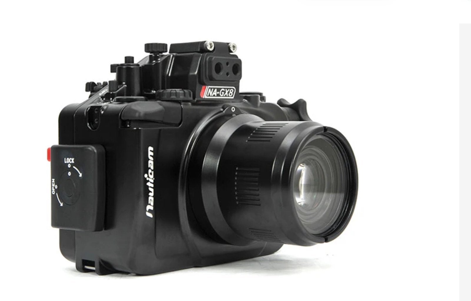 gezocht: nauticam onderwaterhuis voor Panasonic Lumix GX8, Ophalen of Verzenden, Camera