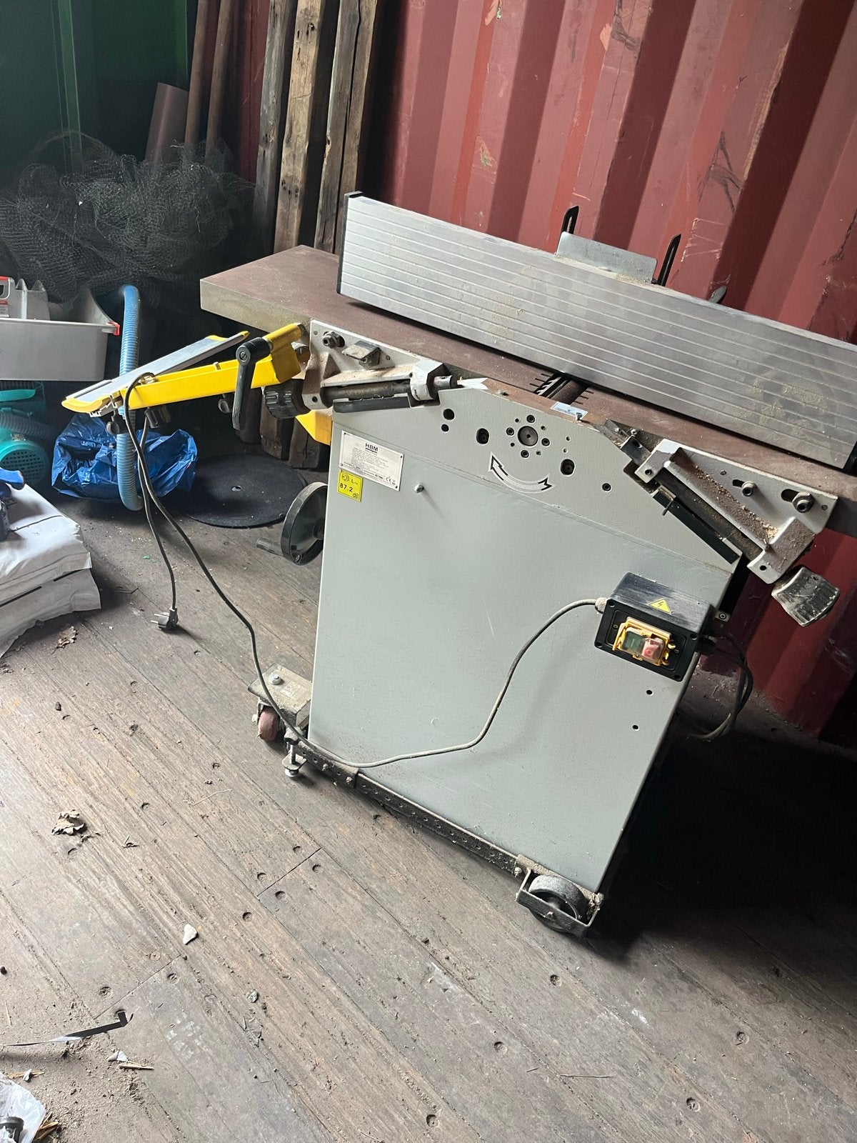HBM 200 Vlak- en Vandiktebank met HBM 550 Afzuiginstallatie, Ophalen of Verzenden