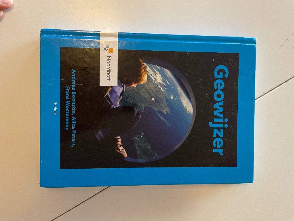 Geowijzer: aardrijkskunde voor de pabo, Zo goed als nieuw, Noordhoff Uitgevers, Alpha, HBO