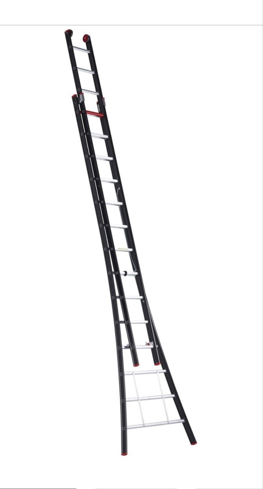 Altrex Nevada 2-delige Uitgebogen ladder  2x14 Sporten, Doe-het-zelf en Verbouw, Ladders en Trappen, Ophalen, Nieuw, Ladder, Opvouwbaar of Inschuifbaar
