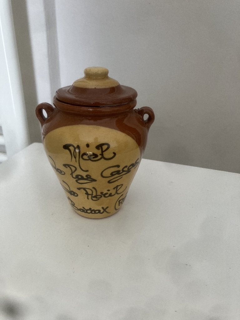 Een traditionale Spaanse terracotta honingpot., Overige typen, Ophalen of Verzenden, Zo goed als nieuw, Overige stijlen