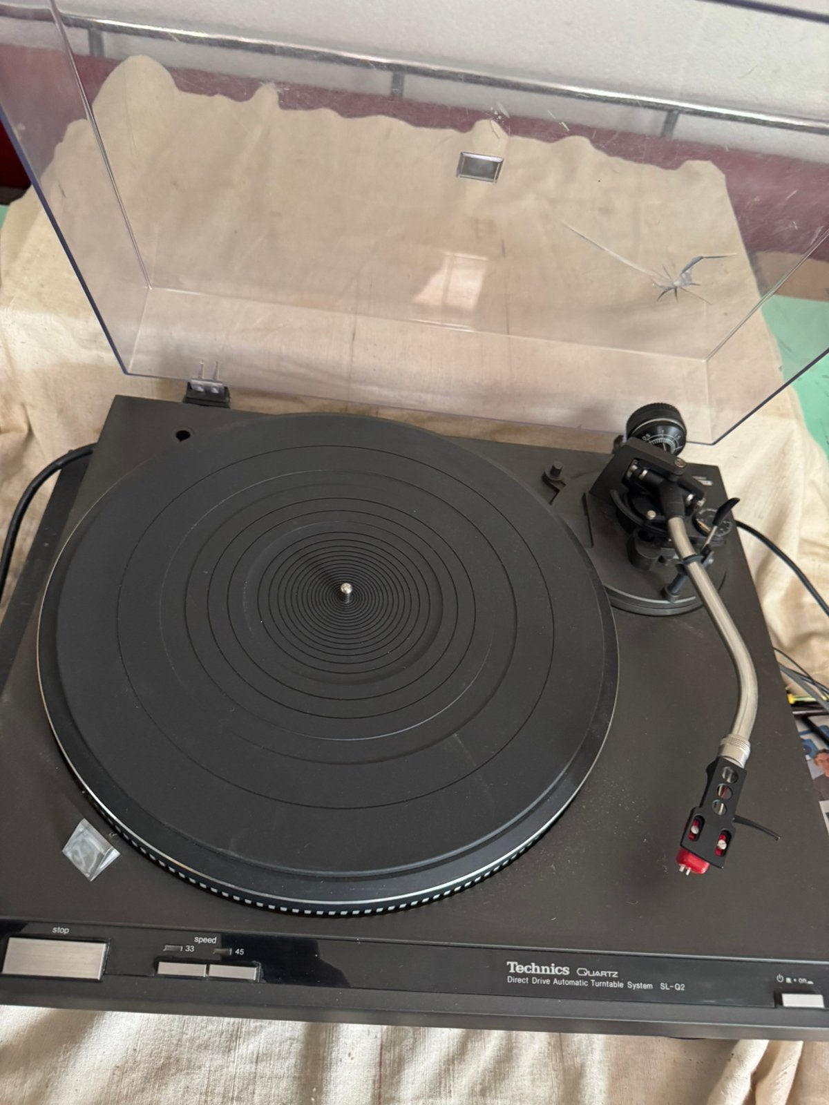 Technics SL-Q2 ,Platenspeler, Ophalen of Verzenden, Gebruikt, Platenspeler, Technics