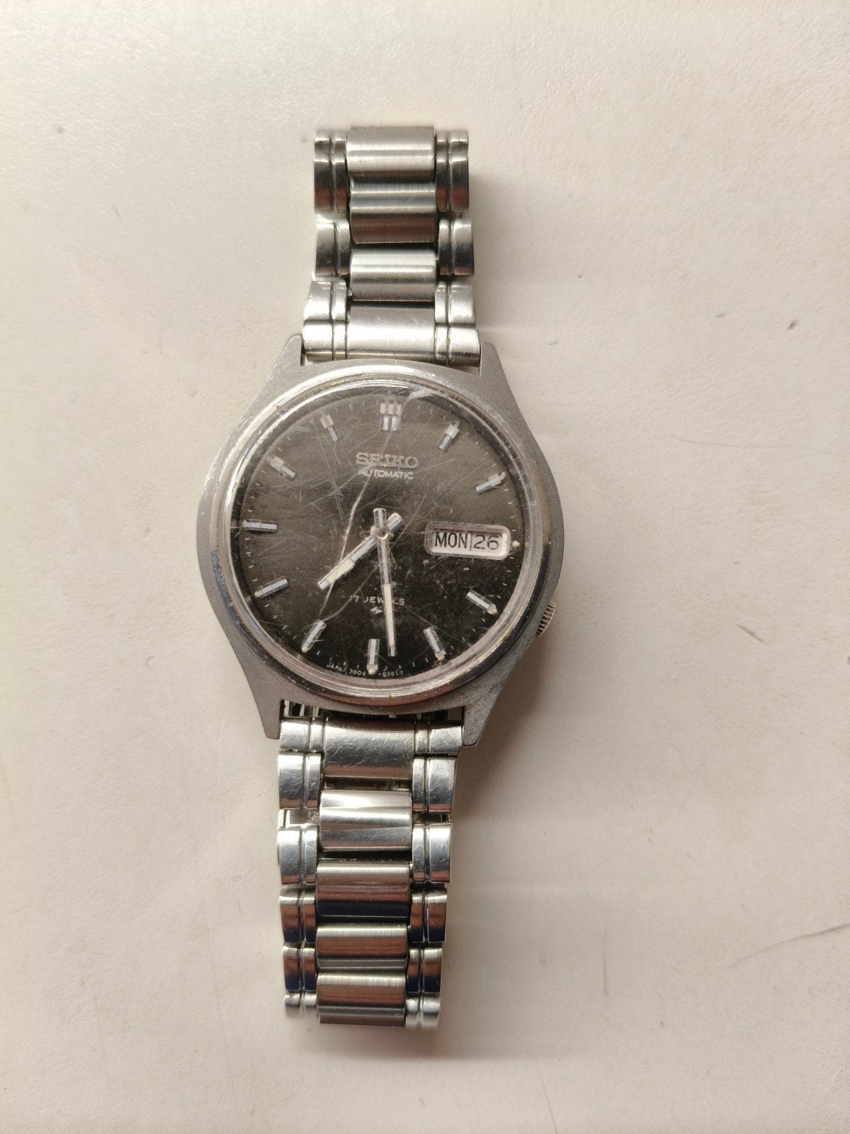 Seiko Automatic 17 Jewels Polshorloge - Loopt, Ophalen of Verzenden, Gebruikt, Seiko
