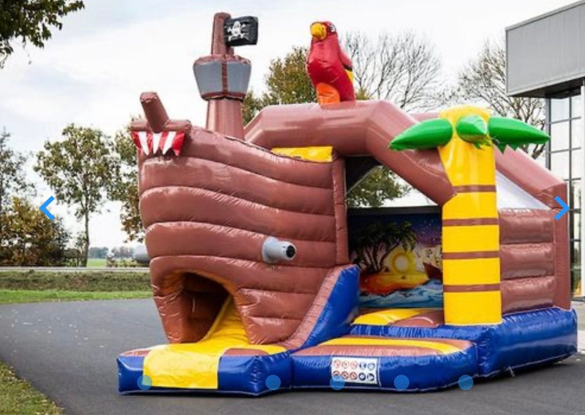 Springkussen te huur €75,- per dag, Ophalen of Verzenden, Zo goed als nieuw, Overige