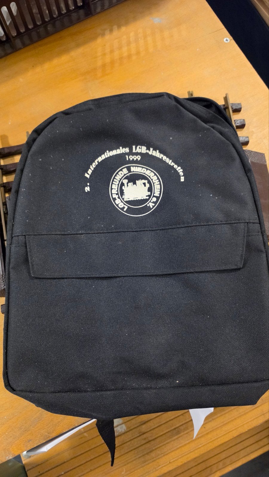 lgb rugtas zwart. vintage . leuk voor man cave aankleding, Ophalen of Verzenden, Gelijkstroom, LGB