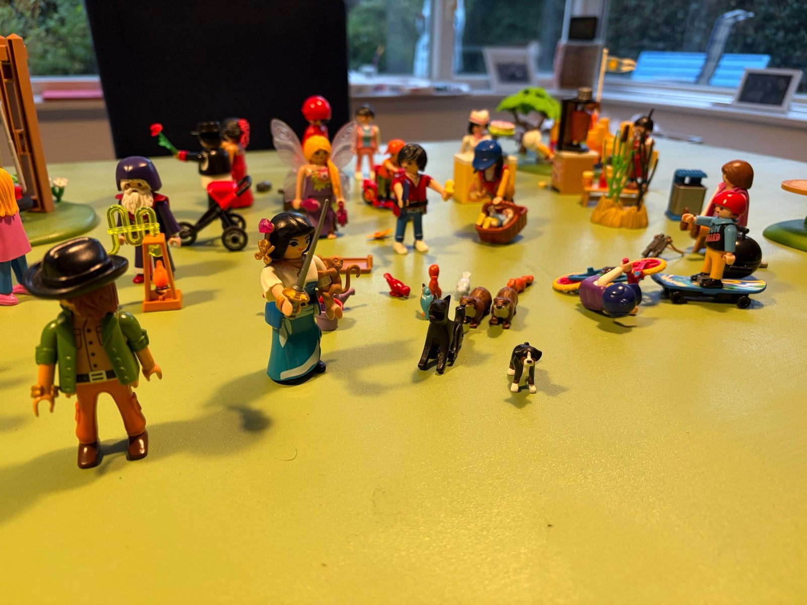 Playmobil 5024 Speeltuin met veel poppetjes en accessoires, Kinderen en Baby's, Gebruikt, Losse onderdelen, Overige typen, Ophalen of Verzenden