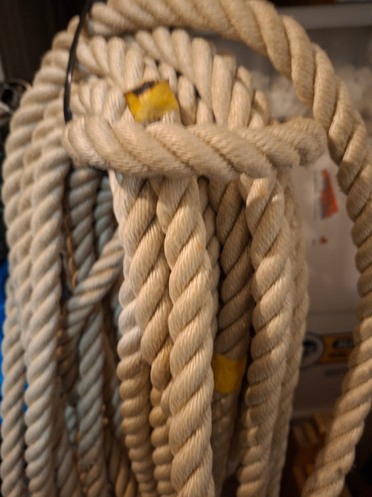 Anker touw - 18 meter lang, 20mm dik, Ophalen, Gebruikt, Lijn of Blok