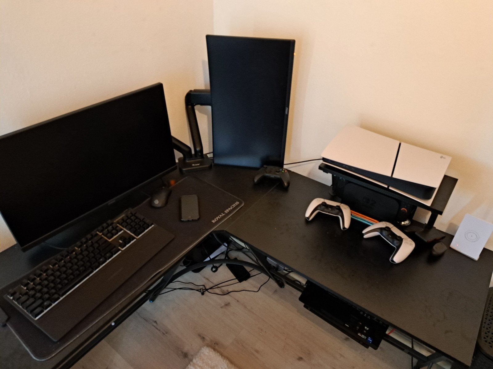 Gaming Hoekbureau / Computerbureau Zwart, Ophalen