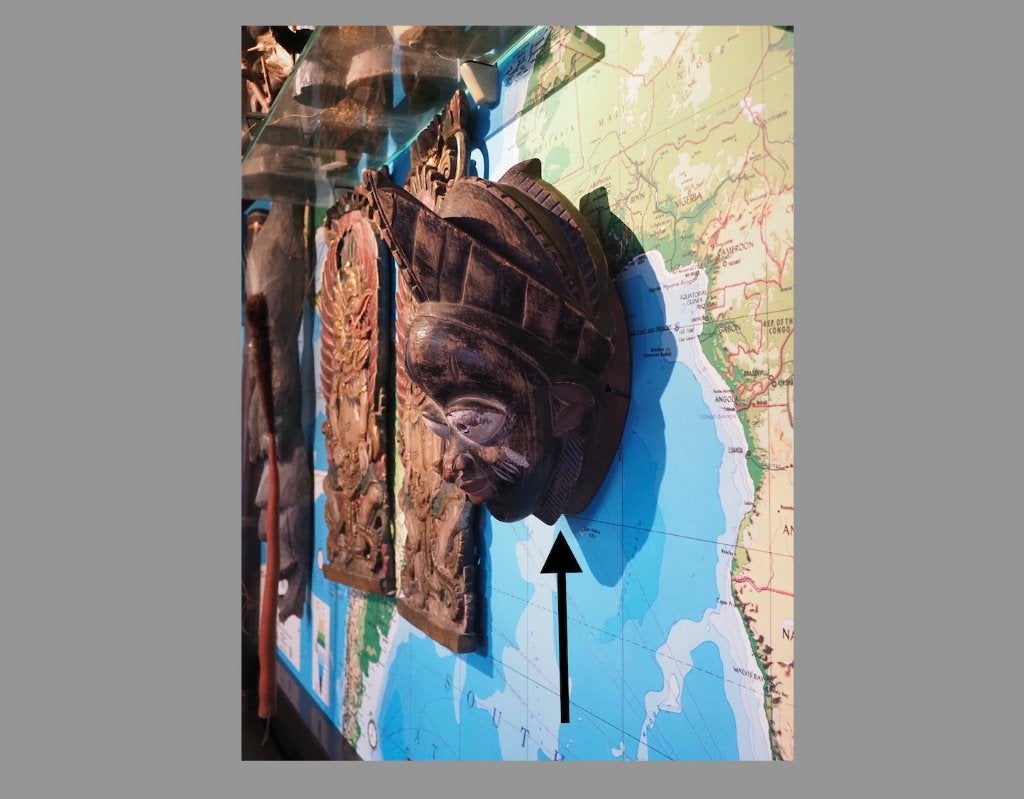 Traditioneel Yoruba masker Nigeria (251019-06), Ophalen of Verzenden