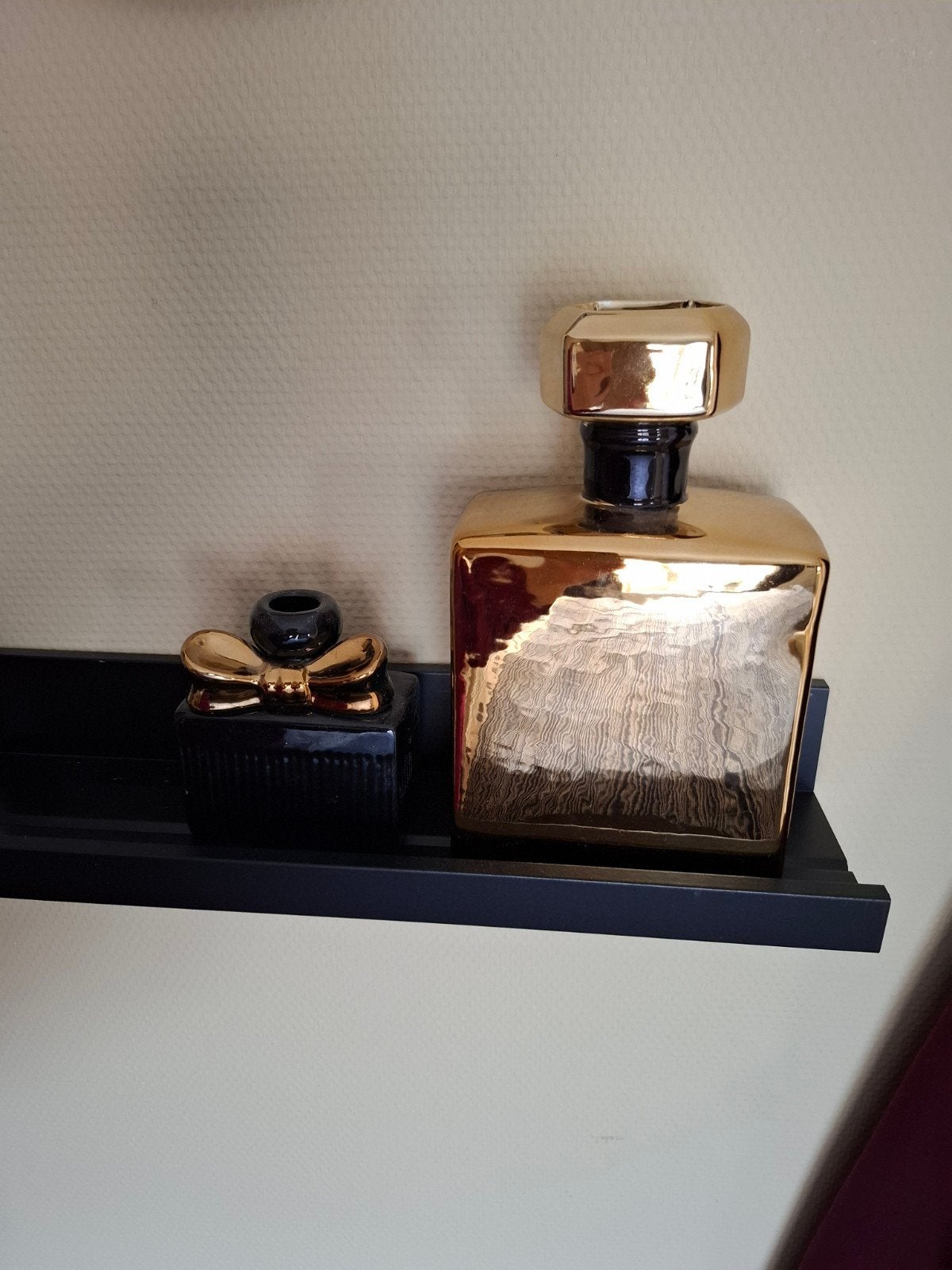 vaas goud en kaarsenhouder, Ophalen, Goud