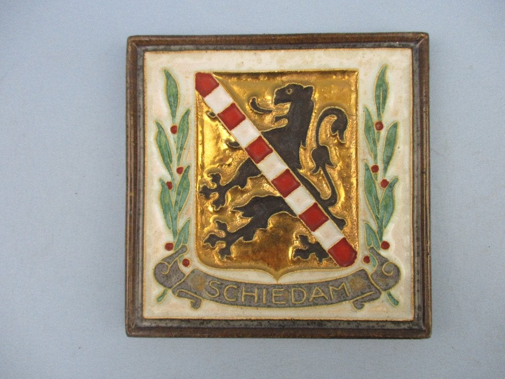 Tegel Porceleyne Fles Schiedam, Ophalen of Verzenden