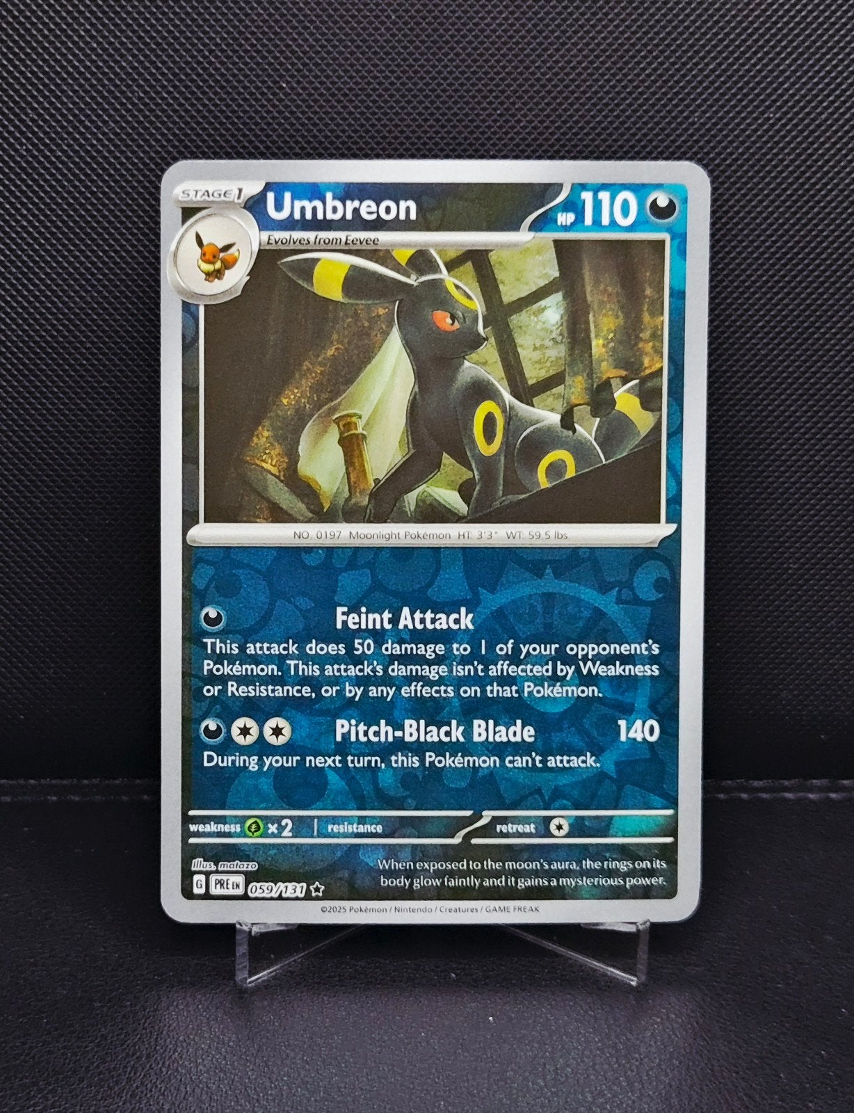 Umbreon Reverse holo 059/131 Prismatic Evolutions NM, Ophalen of Verzenden, Zo goed als nieuw