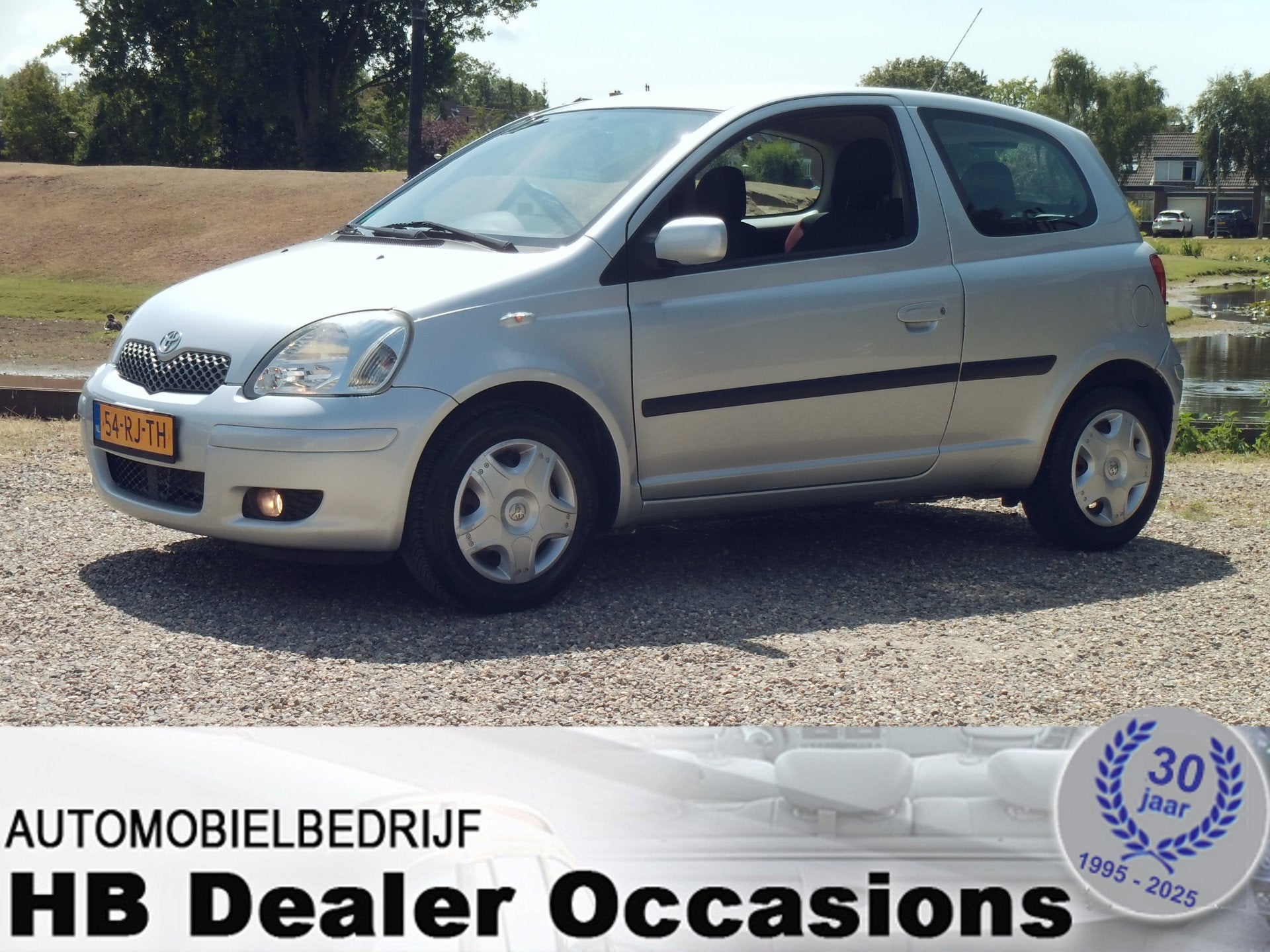 Toyota Yaris 1.3 VVT-i S-Line - Airco (bj 2005), Auto's, 1299 cc, Stof, Gebruikt, 31 €/maand