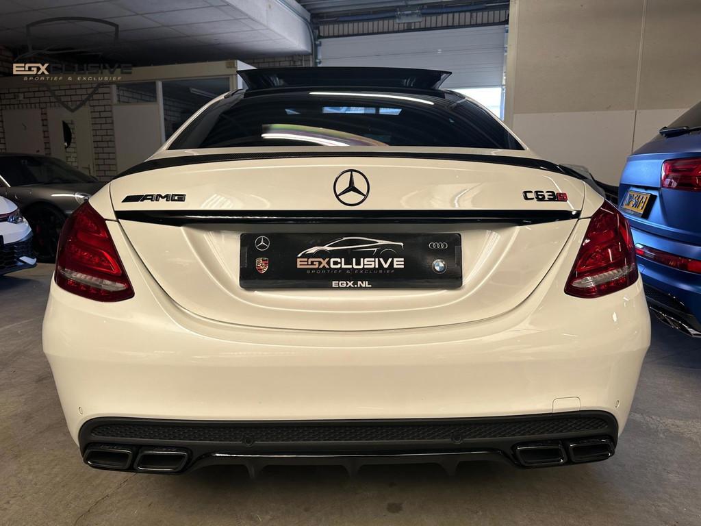 Mercedes-Benz C63s C63 AMG S 510PK HUD/Burmester/Pano/Parlem, Auto's, Automaat, Achterwielaandrijving, Gebruikt, 510 pk