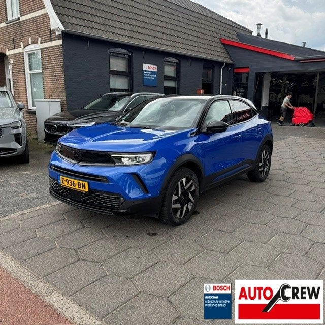 OPEL Mokka 1.2 130pk Start/Stop Aut GS Line, Auto's, Gebruikt, 1199 cc, Parkeersensor, Blauw