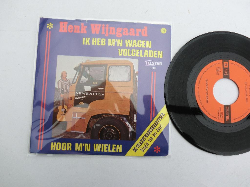 Henk Wijngaard Ik heb m'n wagen volgeladen, 7 inch, Single, Ophalen of Verzenden, Zo goed als nieuw