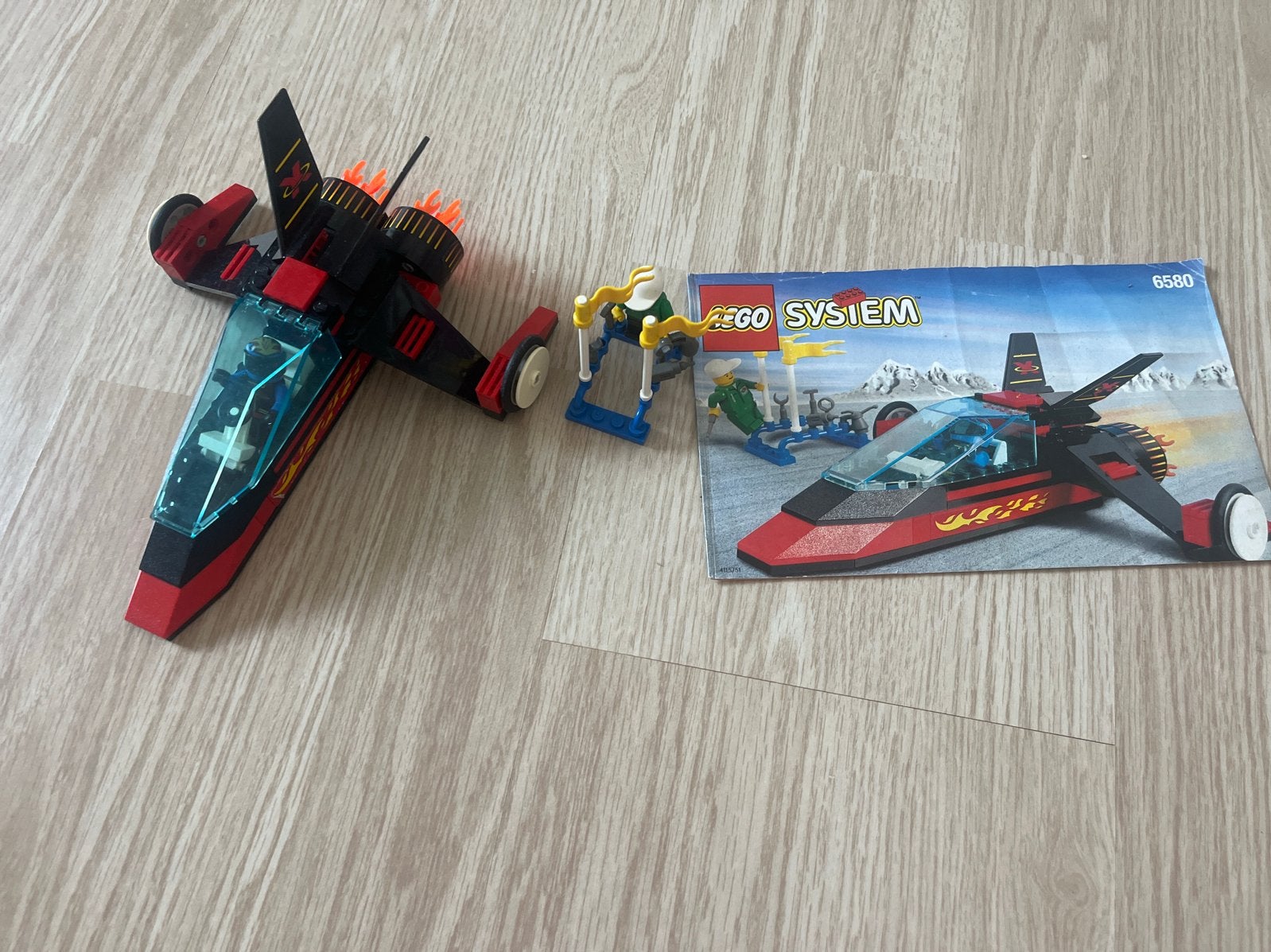 Lego System 6580: complete set met instructies, Gebruikt, Overige thema's, Lego, Ophalen of Verzenden
