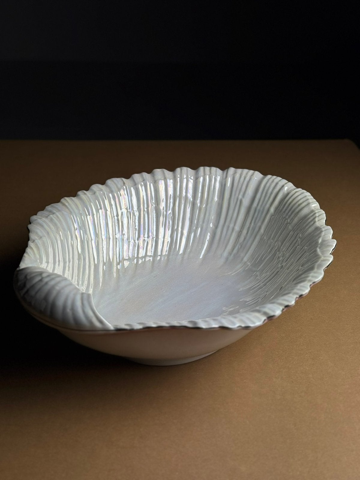 Schelp schaal jaren 70, Antiek en Kunst, Antiek | Schalen, Ophalen