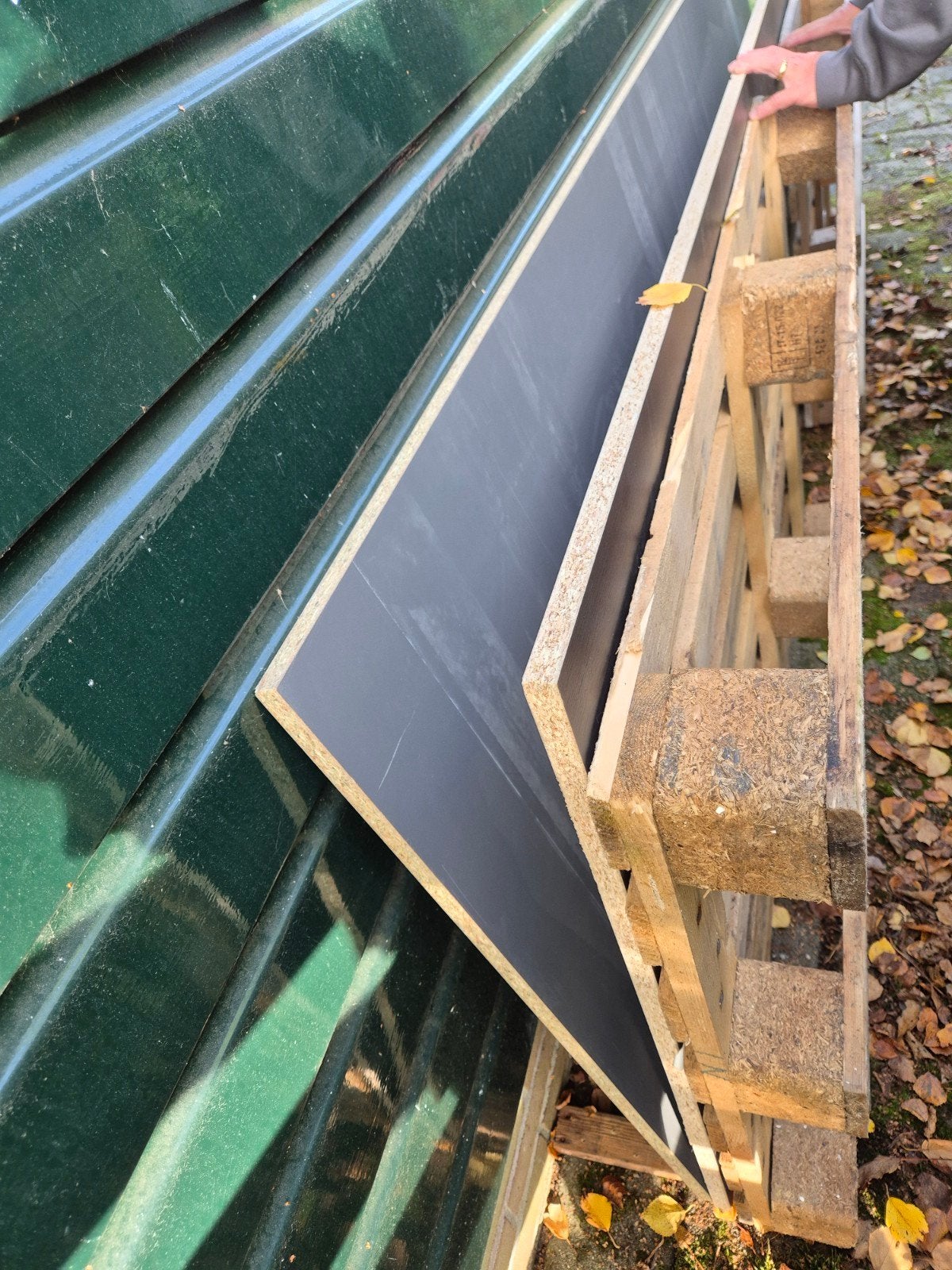 Meubelpaneel grijs 18 mm - 2790x850mm, Doe-het-zelf en Verbouw, Ophalen, Minder dan 25 mm, Overige typen, Nieuw