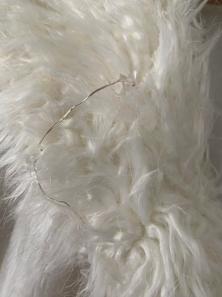 Wit jasje, Kleding | Dames, Carnavalskleding en Feestkleding, Ophalen, Zo goed als nieuw, Maat 38/40 (M), Carnaval
