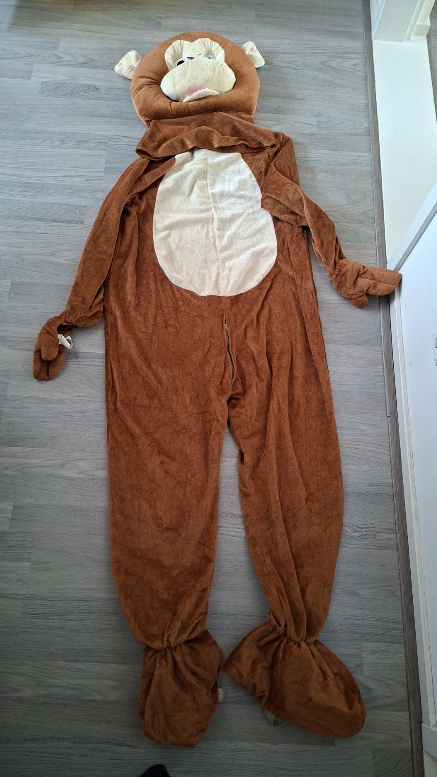 Apenpak / onesie aap, Carnaval, Maat 48/50 (M), Ophalen of Verzenden, Zo goed als nieuw