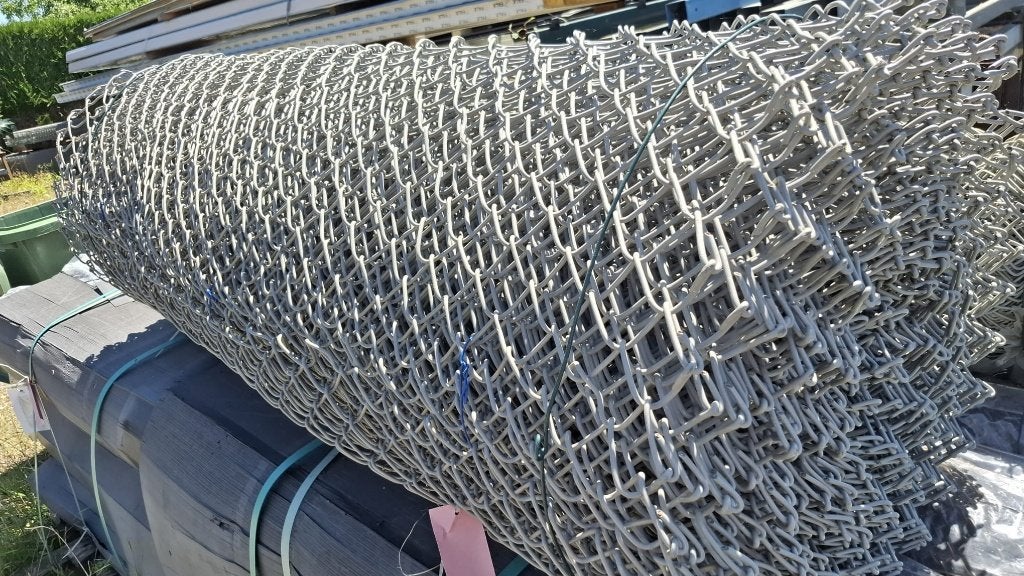 Tennisdraad Heras 150cm x 25m, maas 40mm 3.1mm dik, Tuin en Terras, Gaas en Draad, Ophalen, Nieuw, Minder dan 10 meter