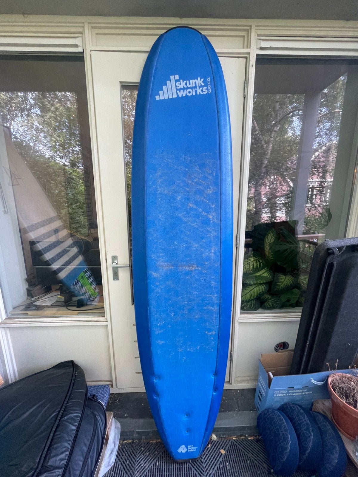 Skunkworks Softtop Surfboard 8’0, Ophalen, Zo goed als nieuw