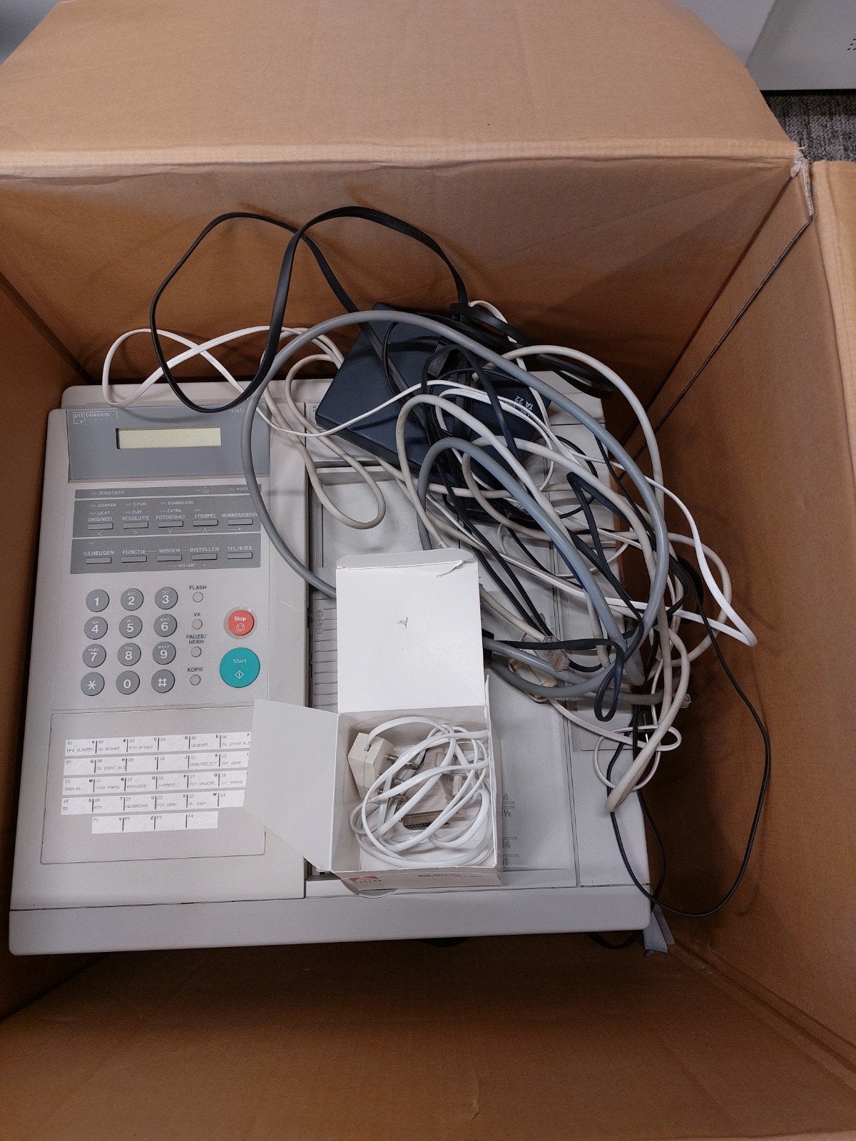 Oude PTT Telecom Telefax 354 - Voor de liefhebber, Telecommunicatie, Ophalen of Verzenden, Niet werkend, Fax