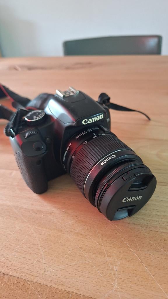 Canon EOS 450D spiegelreflexcamera met 18-55mm lens, Spiegelreflex, Canon, Ophalen of Verzenden, Zo goed als nieuw