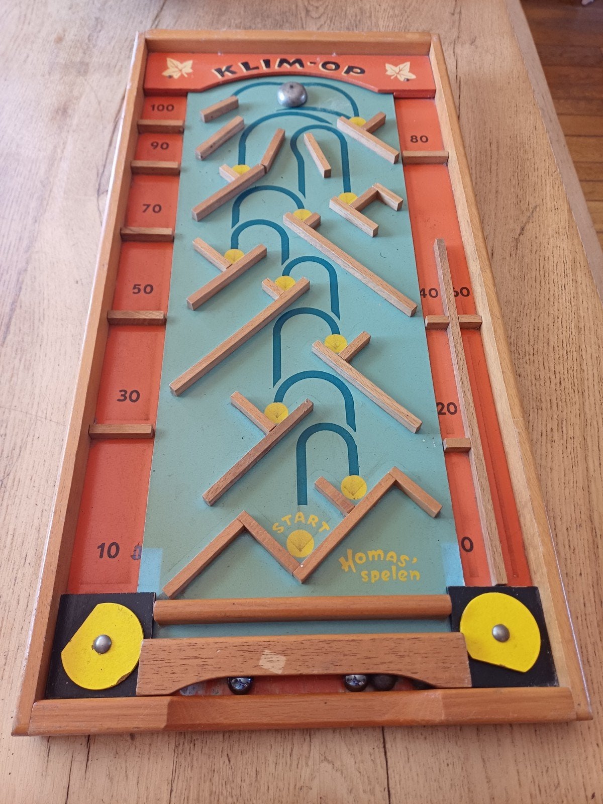 Oud klim - op speelgoed spel, Ophalen of Verzenden, Gebruikt
