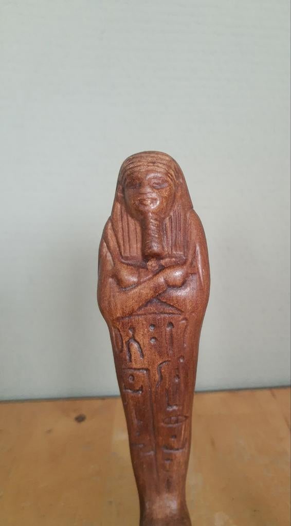 Originele Ushabti Replica - Egyptische Mummie Beeldje, Antiek en Kunst, Ophalen of Verzenden