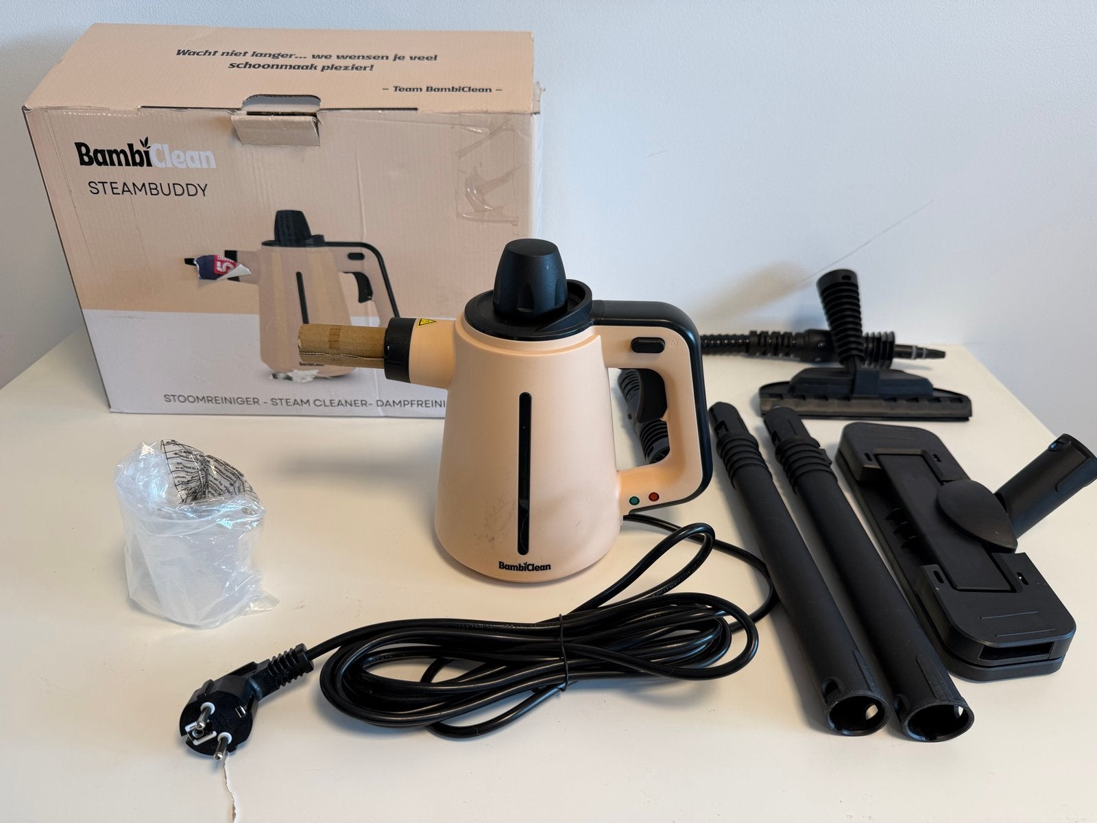 BambiClean Steambuddy Stoomreiniger -nieuw, Ophalen of Verzenden, Nieuw, Stoomreiniger