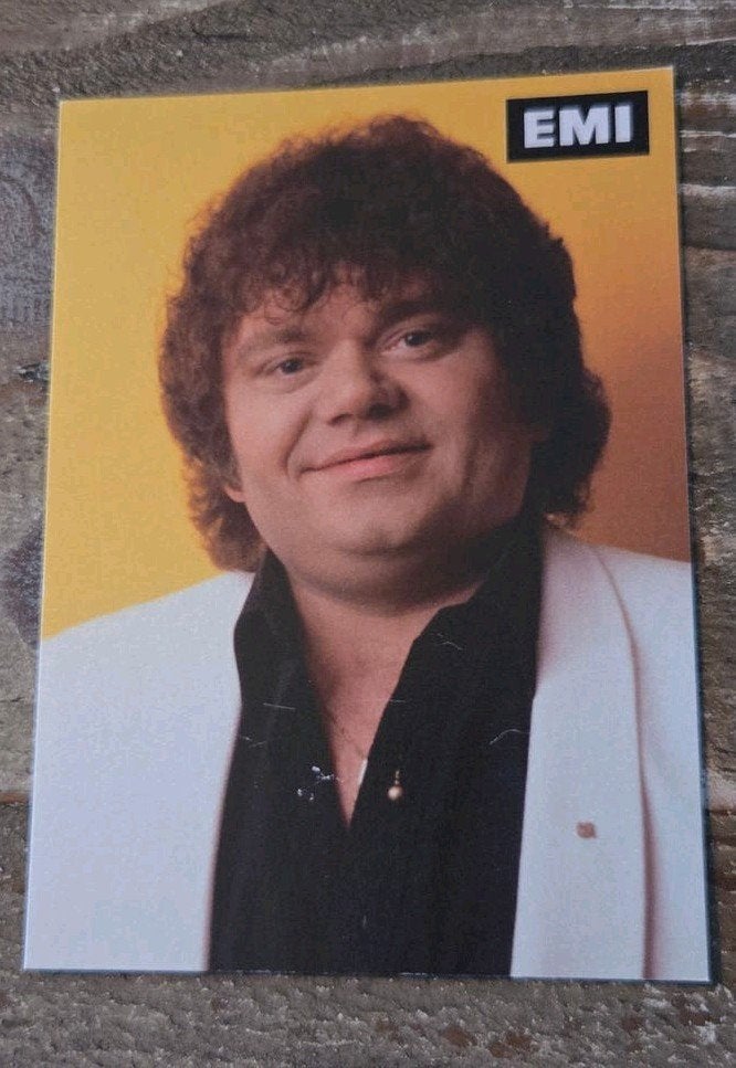 Fotokaart André Hazes - EMI, Gebruikt, 1980 tot heden, Foto, Ophalen of Verzenden