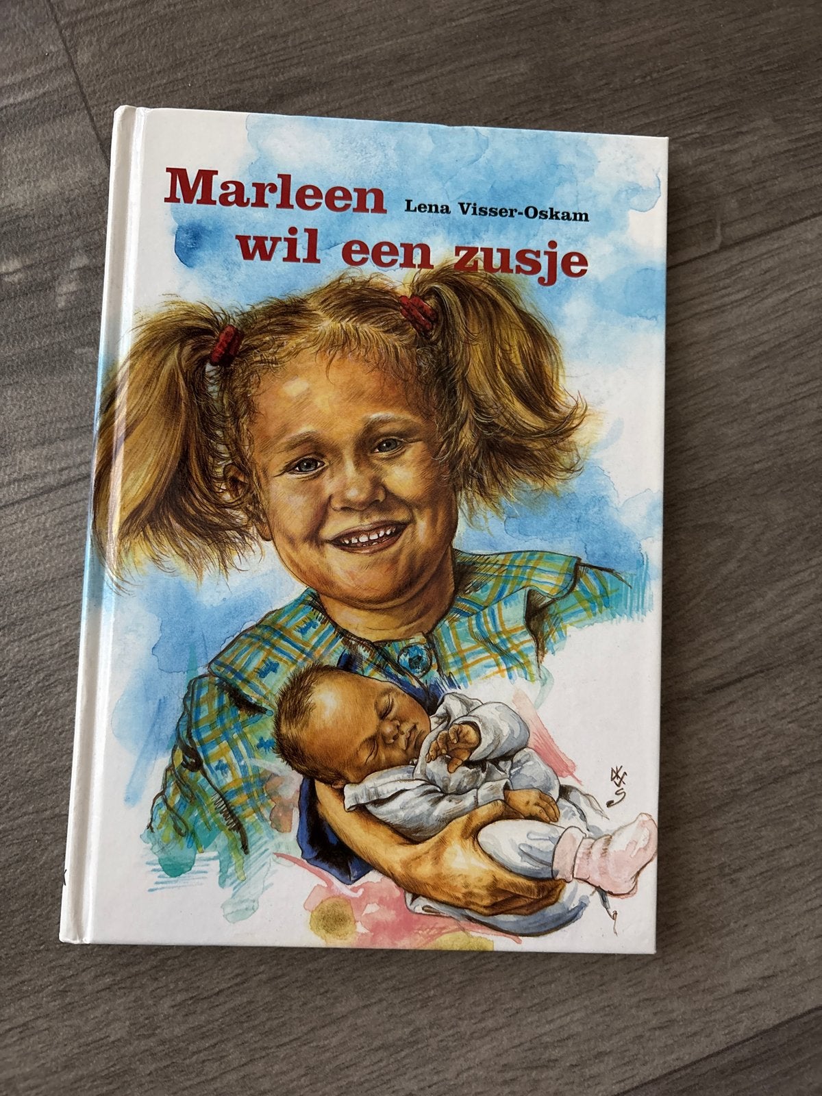 Marleen wil een zusje - Lena Visser-Oskam, Boeken, Ophalen of Verzenden, Zo goed als nieuw, 3 tot 4 jaar