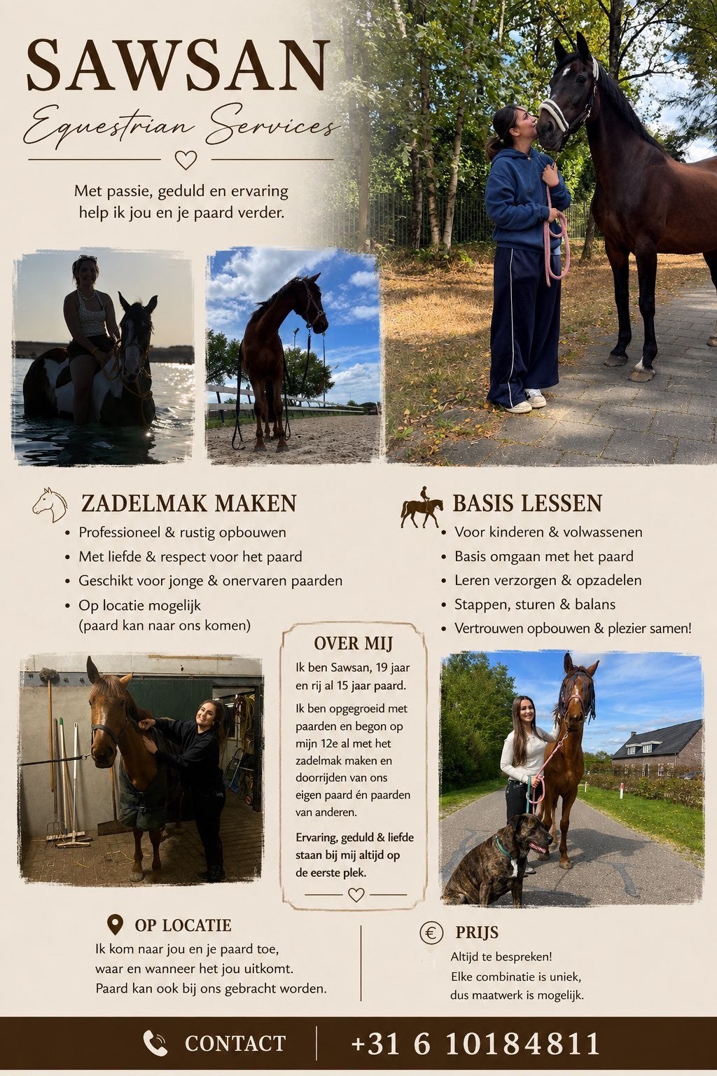 Ervaren Zadelmak Maken & Paardrijles, Diensten en Vakmensen, Dieren | Paarden | Verzorging, Oppas en Les