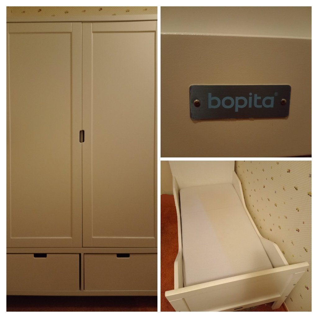 Bopita Mix & Match kinderkamer - peuterbed en kledingkast, Ophalen, Gebruikt, Jongetje of Meisje