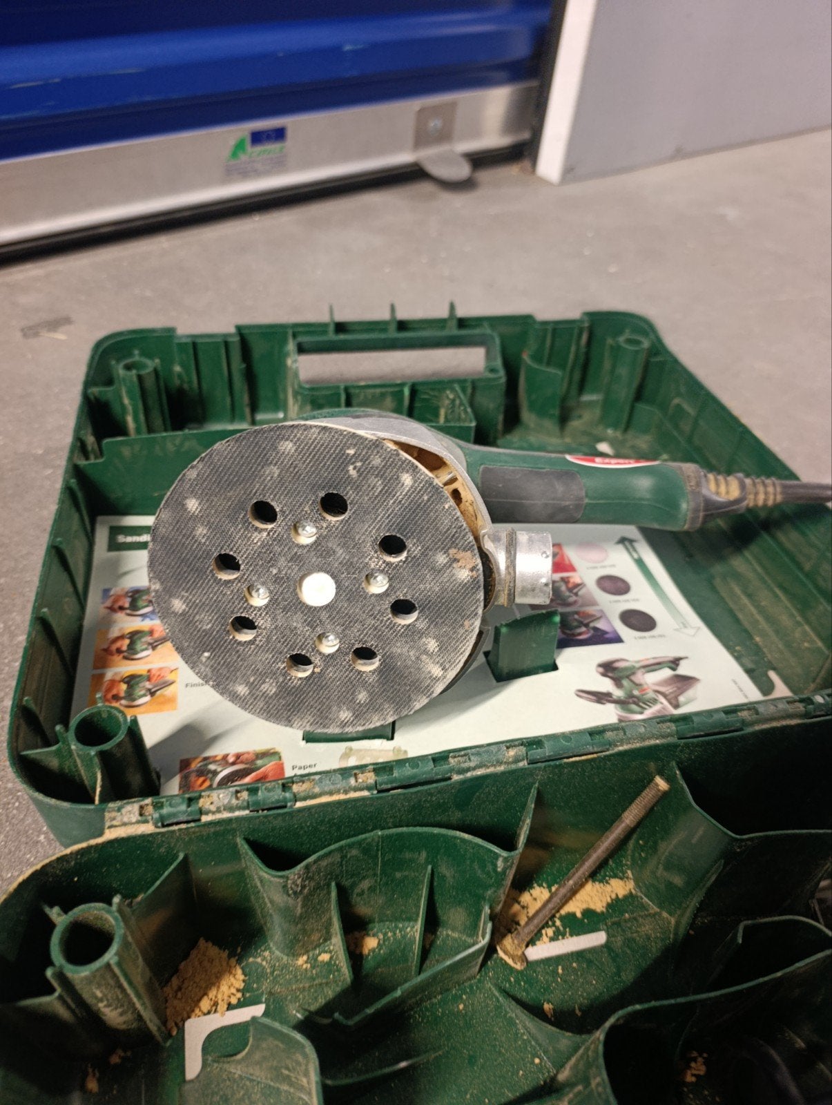 Bosch PEX 400 AE Excentrische Schuurmachine, Ophalen of Verzenden, Gebruikt, Minder dan 600 watt, Excentrische schuurmachine