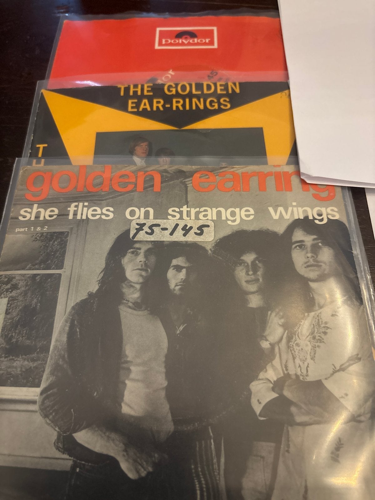 Golden Ear-rings - She Flies on Strange Wings (7 inch), Gebruikt, Originele persing, 7 inch, Ophalen of Verzenden