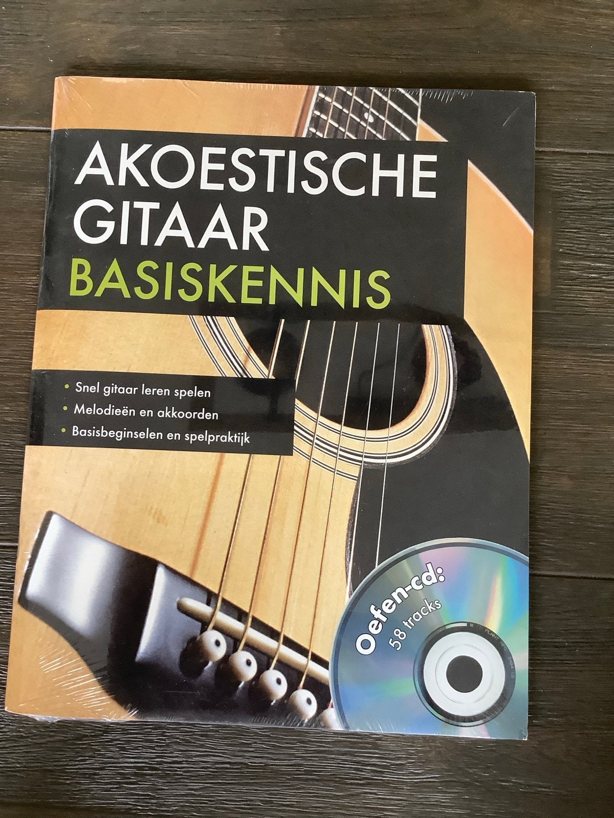 Akoestische Gitaar Basiskennis - Boek met Oefen-CD NIEUW, Ophalen of Verzenden, Nieuw, Instrument