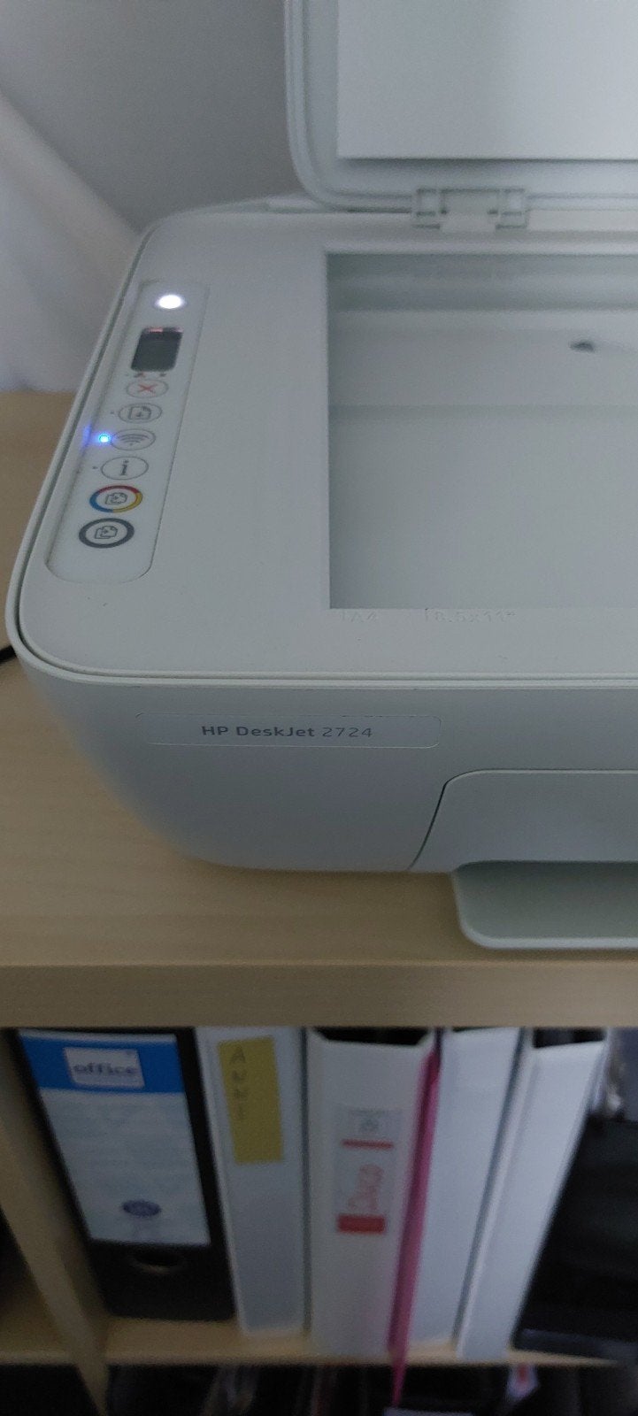 HP DeskJet 2724 All-in-One Printer (inkt leeg), Kleur printen, Gebruikt, Inkjetprinter, All-in-one