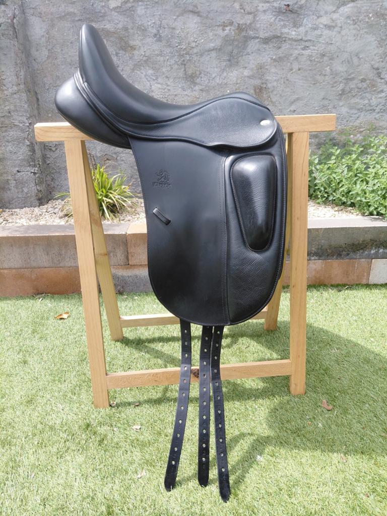 Fairfax monoflap dressuurzadel 17.5” MW –zeer nette staat, Dieren en Toebehoren, Ophalen, Gebruikt, Dressuur