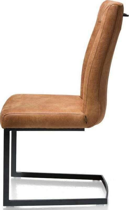 6 Nieuwe stoelen, Malene, Cognac+greep, Henders & Hazel, Huis en Inrichting, Ophalen, Bruin, Nieuw, Stof