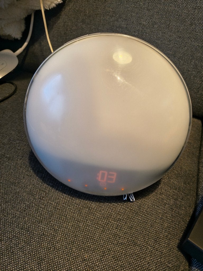 Philips Wake Up Light HF3520 daglicht lamp / wekker + radio, Ophalen of Verzenden, Gebruikt, Digitaal