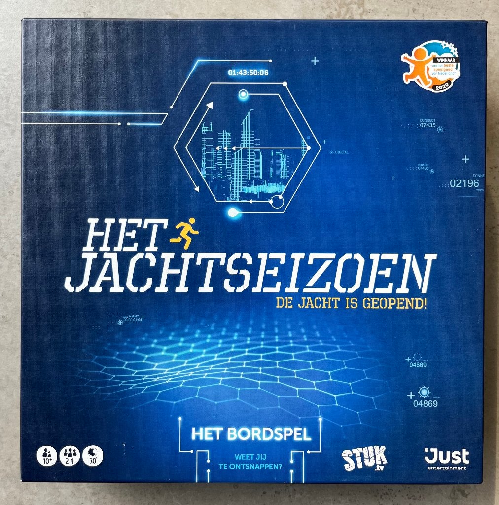 Het jachtseizoen, het bordspel, Een of twee spelers, Ophalen of Verzenden, Zo goed als nieuw, Just Entertainment