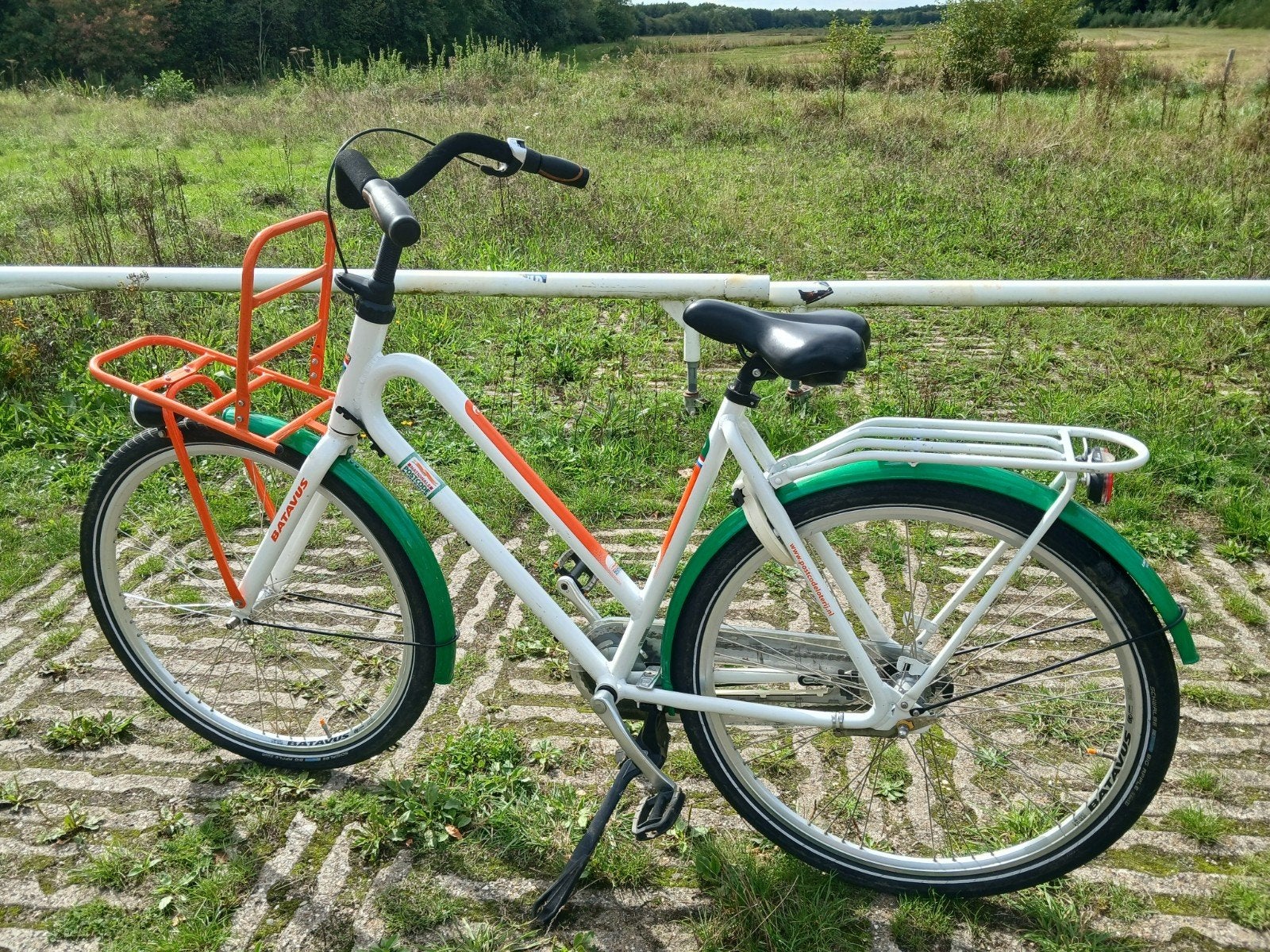 batavus transportfiets van de postcodeloterij, Ophalen, Terugtraprem, Gebruikt, Versnellingen