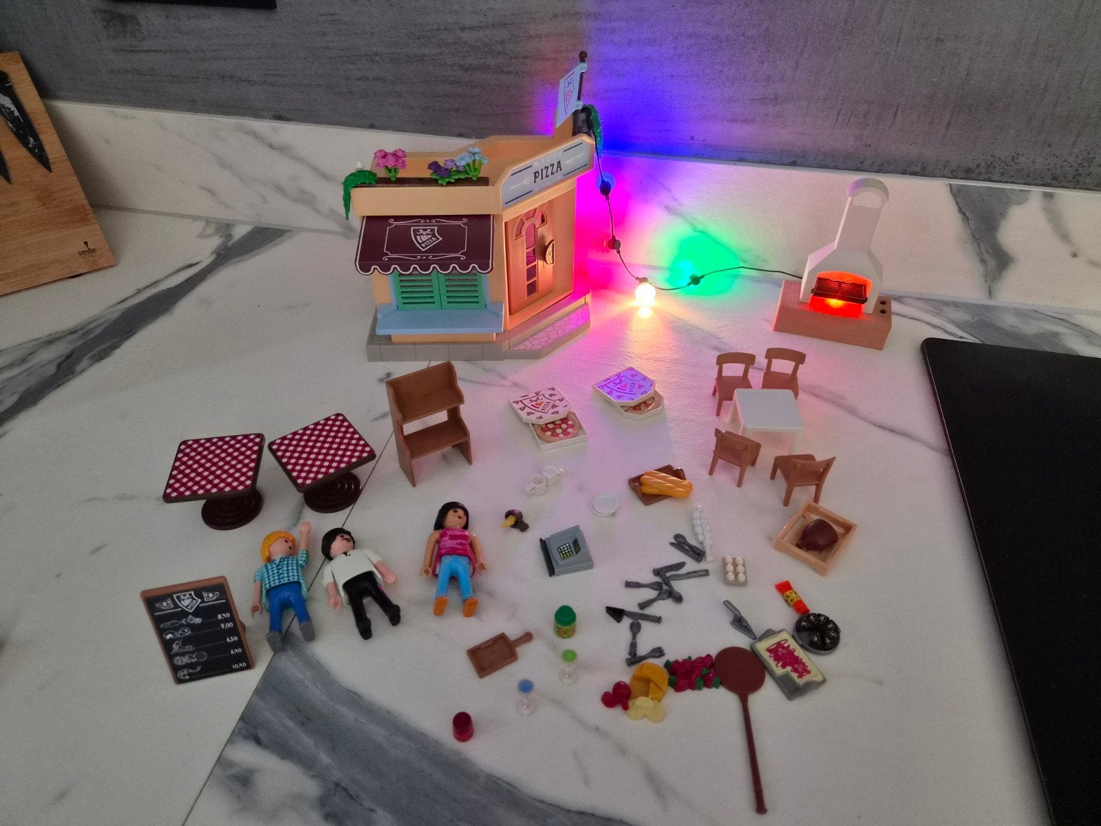 playmobil pizzaria, Ophalen, Zo goed als nieuw, Poppenhuis