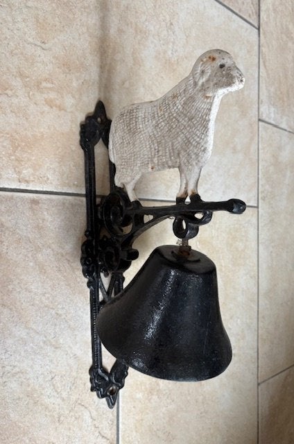 Antieke deurbel / gong, Antiek en Kunst, Ophalen of Verzenden